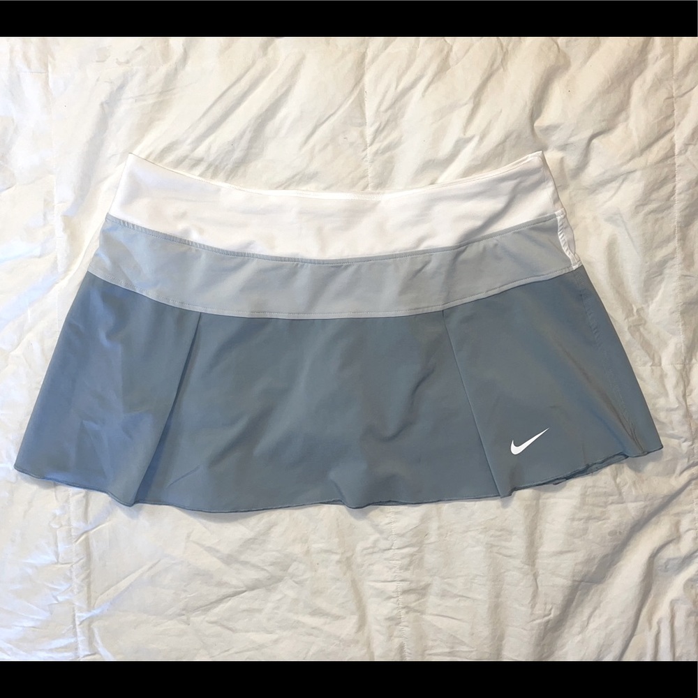 Nike Women’s Dri-Fit Athletic Skort-Blue Ombré- L